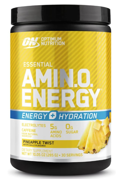 Optimum Nutrition Amino Energy Powder Plus Hydration pineapple flavor